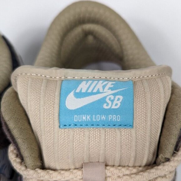 Nike Dunk SB Low Pro Big Money Savings Mens Size 8 FZ3129-200 Brown White - Picture 7 of 12